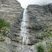 Cascade de la Pisse du Rabious dévalant sur les flyschs à Helminthoïdes