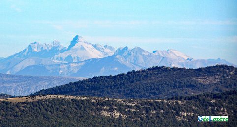 Le Dévoluy depuis les Baronnies