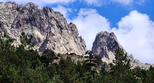 Corse - Asco - Roches Pyroclastiques