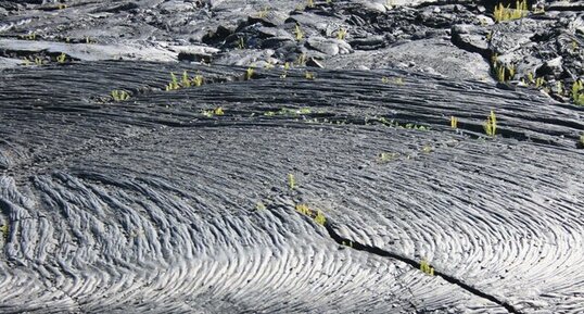 Coulée Pahoehoe du Kilauea