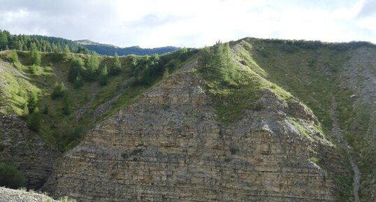 Formation du Flysch à helminthoïdes à Crévoux