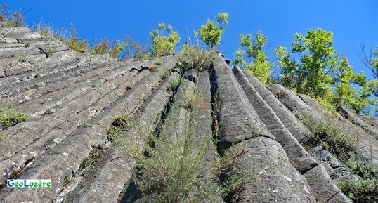 Eventail d'orgues basaltiques