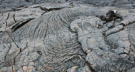 Coulée Pahoehoe du Kilauea