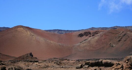 Cône strombolien dans la vallée sommitale de l'Haleakala